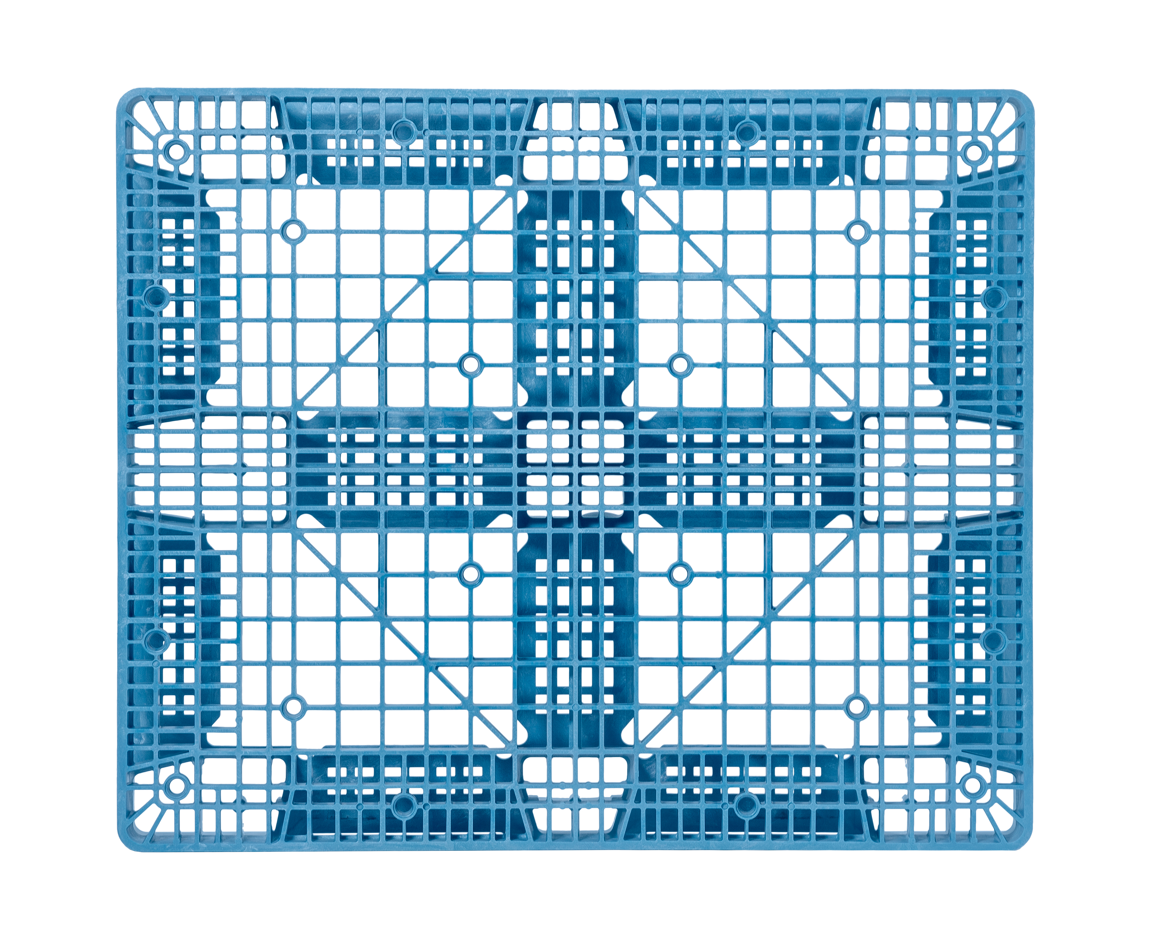 40 x 48 ProGenic GMA+ Stackable Plastic Pallet - Blue Image 4